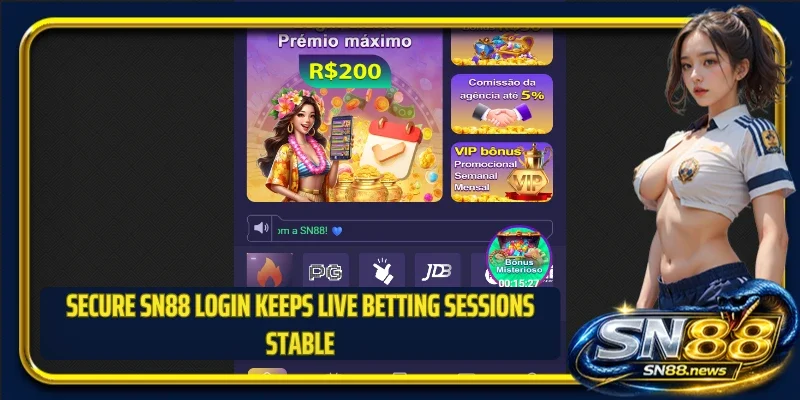 Secure SN88 login keeps live betting sessions stable