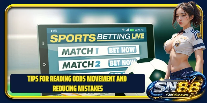 Tips for reading odds movement and reducing mistakes